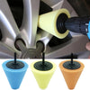 Car Cone 3 inch Polishing Sponge Waxing Sponge Wheel(Blue)