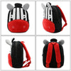Kids 3D Animal Velvet Backpacks Children Cartoon Kindergarten Toys Gifts School Bags(Panda)