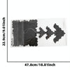 3m Halloween Honeycomb Garland Pendant Spider Bat Party Flag Scene Layout Props(Skull)