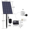 Solar Pond Aerator Pump 5V 2.5W - Oxygen Fish Tank Air Pump