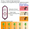 LED Growth Lamp Full-Spectrum Floor Tripod Plant Lamp Indoor Breeding Folding Filling Light, Specification: Three Head EU Plug