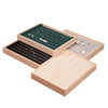 Solid Wooden Velvet Jewelry Display Tray Ring Earring Bracelet Storage And Organization Box, Specification: Small Beige
