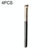 4 PCS Fiber Hair Makeup Brush Wooden Handle Foundation Brush, Style:270 Concealer Brush