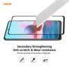 For Redmi Note 10 / Note 10S 2 PCS ENKAY Hat-Prince Full Glue 0.26mm 9H 2.5D Tempered Glass Full Coverage Film