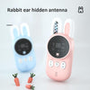 Children Voice Transmission Intercom Handheld Wireless Communication 3 Kilometers Parent-Child Educational Interactive Toy( Blue)