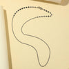 Flower Gold-Plated Stainless Steel Hanging Neck Chain Anti-Lost Mask Lanyard(Silver Black Flower)