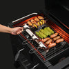 5 In 1 Stainless Steel BBQ Skewers Semi-Automatic Barbecue Fork