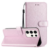 For Samsung Galaxy S25 Ultra 5G Silk Texture Horizontal Flip Leather Phone Case(Rose Pink)