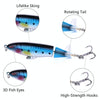 HENGJIA PE018 10cm/13g Propeller Tractor Shaped Hard Baits Fishing Lures Tackle Baits Fit Saltwater and Freshwater (2#)