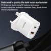 Yesido YC46 PD20W USB-C / Type-C + USB Travel Charger with 1m Type-C to 8 Pin Cable, UK Plug(Black)