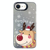 For iPhone 7 / 8 / SE 2020 2022 Christmas Series PC Full Coverage Pattern Phone Case(CK055 Black)