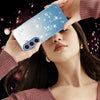 For Samsung Galaxy S25+ 5G Gradient Glitter Flower All-inclusive Phone Case(Blue)
