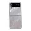 For Samsung Galaxy Z Flip3 5G Silver Edge PC Folding Phone Case(Glacier)
