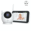 Wireless Baby Monitor, Night Vision, 360° Camera (UK Plug)