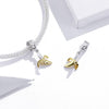 S925 Sterling Silver Banana Fruit Pendant DIY Bracelet Necklace Accessories