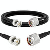 0.5m RG8X Coax Cable N Male to BNC Male 50 Ohm