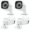 A4B3Kit 2MP 4CH 1080P CCTV Security Camera System AHD DVR Surveillance Kit, Support Night Vision / Motion Detection(White)