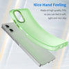 For Samsung Galaxy A06 4G Frosted Translucent TPU Hybrid PC Full Coverage Phone Case(Green)