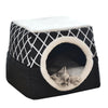 Luxury Cat Bed Capsule, Black, Large - Cats & Small Dogs