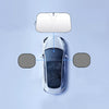 Car Front Windshield Heat Insulation Sun Protection Visor, Specification: Large Front Baffle + 2 Side Baffles