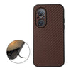 For Huawei nova 9 SE Fine Hole Carbon Fiber Texture Shockproof Phone Case(Brown)