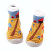 D2293 Children Cartoon Christmas Floor Socks Non-slip Shoes, Size: 22-23(Yellow Hut)