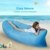 Outdoor Portable Lazy Water Inflatable Sofa Beach Grass Air Bed, Size: 200 x 70cm(Purple)