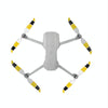 2 Pairs Sunnylife 7238F-3C For DJI Mavic Air 2 Double-sided Three-color Low Noise Quick-release Propellers(Black Yellow White)