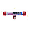 TF-2224 2pcs Multifunctional Waterproof Motorcycle Tax Bill Collection Tube(Red)