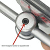 HSD HS-614 Forward And Backward Adjustable Ratchet Tapping Spanner Quick Reamer Tapping Wrench