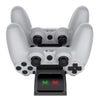 For PS4 Slim / Pro Gamepad Docking Charger Controller Dual Charger With Display Lights(Black)