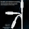WEKOME WDC-01 Tidal Energy Series 2.4A USB to 8 Pin PVC Data Cable, Length: 1m (White)