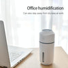 Large Capacity 320ml LED Automatic Humidifier Sprayer, Battery Version(White)