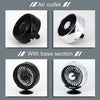 Portable Car Electric Cooling Fan with Base(Black)