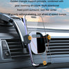 Car Suction Cup Dashboard Automatic Lock Mobile Phone Holder, Style: Glossy Waterfall Base