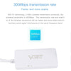 VONETS VAP11G-500S High Power CPE 20dbm Mini WiFi 300Mbps Bridge WiFi Repeater Signal Booster, Outdoor Wireless Point to Point, No Abstacle(White)