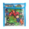 Storytelling Puppet Stickers English Enlightenment Early Education Picture Book Teaching Kids(Blue)