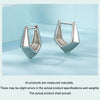 S925 Sterling Silver Geometric Women Earrings(SCE1704)