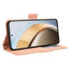 For vivo V40 Lite 4G / 5G IDN Skin Feel Calf Texture Card Slots Leather Phone Case(Pink)