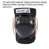 SULAITE 4 In 1 Outdoor Sports Knee Pads + Elbow Pads Set Off-Road Sports Protective Gear, Specification: One Size