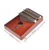 17-Tone Beginner Finger Piano Deer Head Kalimba Thumb Piano(Wooden)