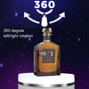 Intelligent Colourful Light Electric Speed Contro Round 360 Degree Rotating Plate Display Table, Color: White Charging