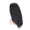Matte Realistic Corn Perm Long Curly Hair Woolen Volume Wig Headgear(Black)