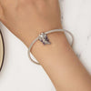 SCC2544 S925 Sterling Silver Necklace Pendant Accessories Butterfly Elf DIY Bracelet Beads