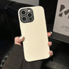 For iPhone 14 Plus Litchi Texture TPU Black Lens Frame Phone Case(White)