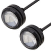 2 PCS 22.5mm 1.5W 150LM Green Light 3 LED SMD 5630 Spotlight Eagle Eye Light Daytime Running Light for Vehicles