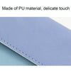 D9900 Simple Lipstick Bag PU Leather Sanitary Storage Bags(Blue)