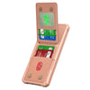 For Samsung Galaxy S25 5G Vertical Flip Card Bag Holder Leather Phone Case(Rose Gold)