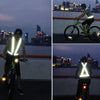 Night Riding Running Flexible Reflective Safety Vest(Purple)