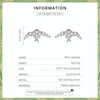 S925 Sterling Silver Mini Swallow Ear Stud Women Earrings